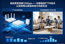 家庭带宽突破 12Gbps——中国电信 FTTR 技术让深圳南山家庭体验万兆新生活-爱尚往