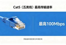Cat5(五类线)最高 100Mbps详解-爱尚往