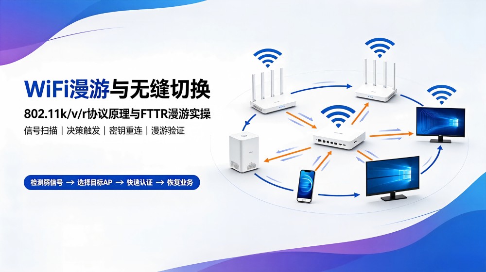 WiFi漫游与无缝切换：802.11k/v/r协议原理与FTTR漫游实操-爱尚往