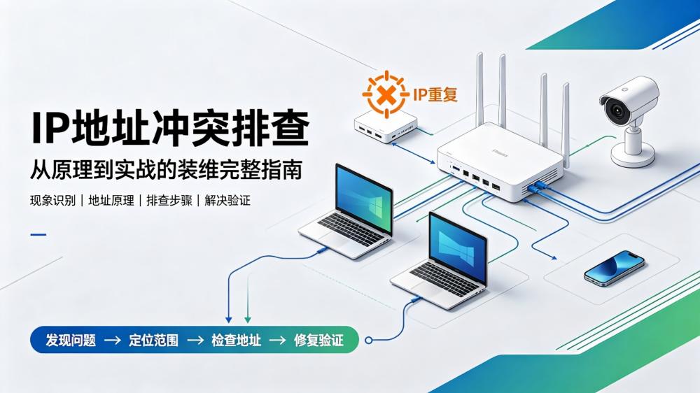 IP地址冲突排查：从原理到实战的装维完整指南-爱尚往